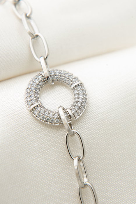 Heliophilia Silver Pulsera de Metal Plata con Circonita CBL9344